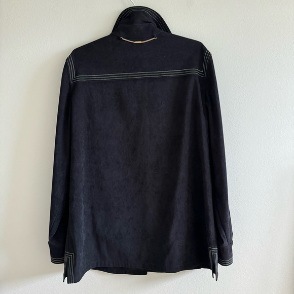 St. John Sport By Marie Gray Black Jacket Size Large - Picture 12 of 13